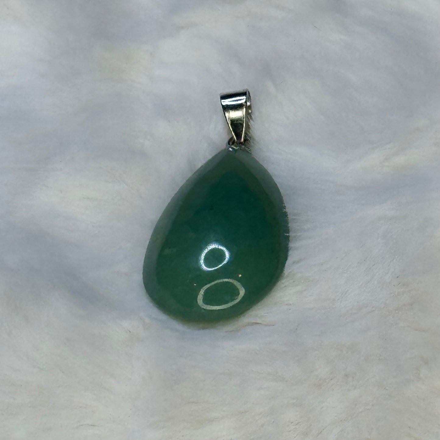 100% Real Aventurine Grade AA Genuine Natural Teardrop Healing GemStone Pendant.