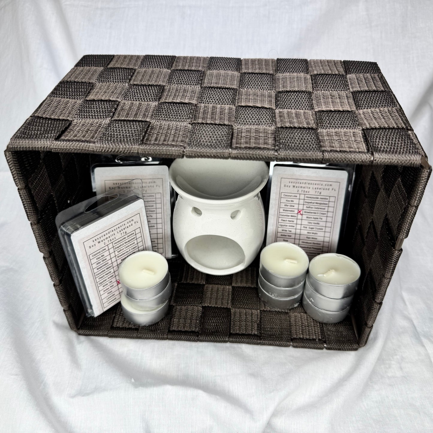 Wax Melt Cube Burner Gift Set Hand-Poured in Lakeland, FL USA