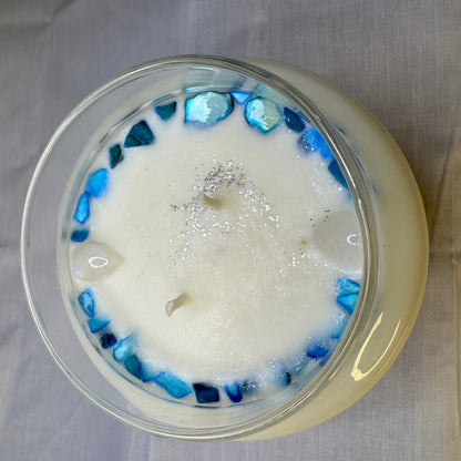 Rainbow Moonstone Gemstone-Infused Natural Soy Candle Hand-Poured in inLakeland, FL USA (Copy)