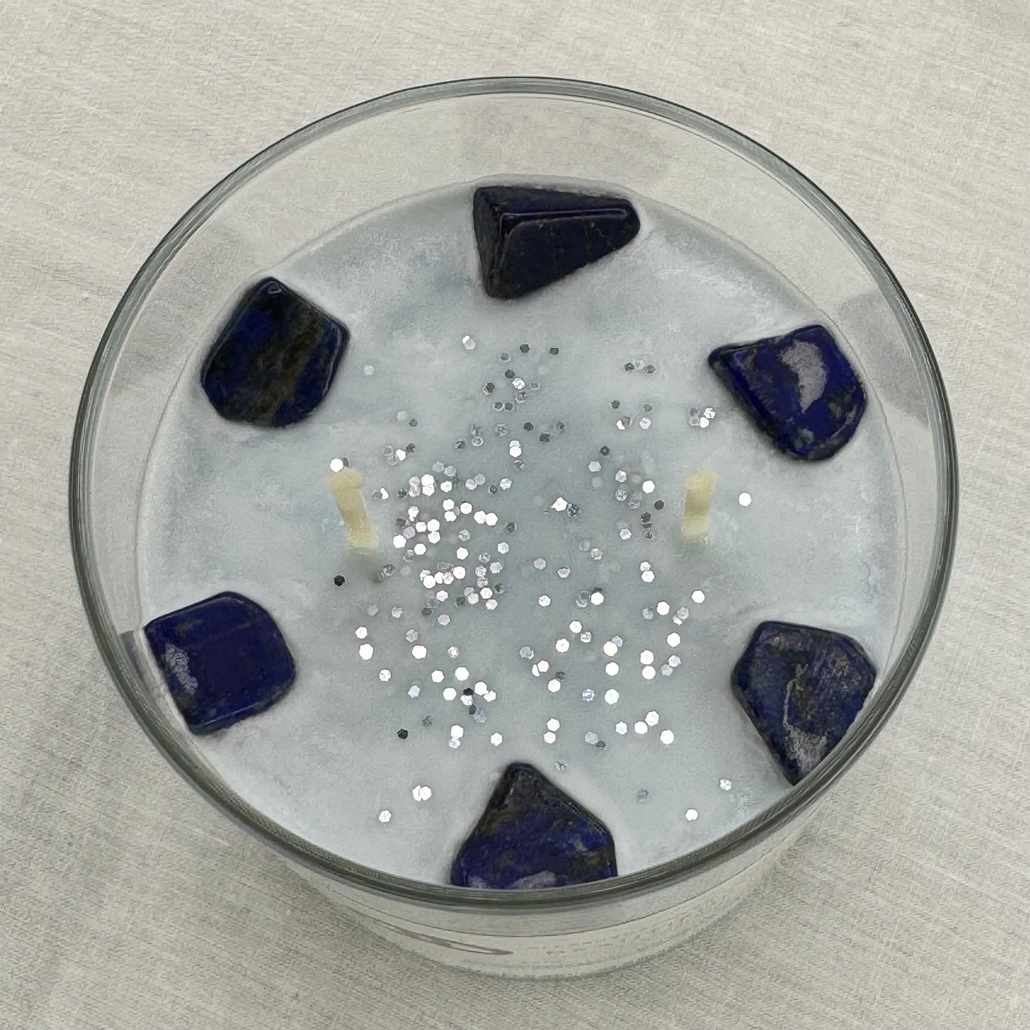 Beautiful: Gemstone-Infused Natural Soy Candle Hand-Poured in Lakeland, FL USA