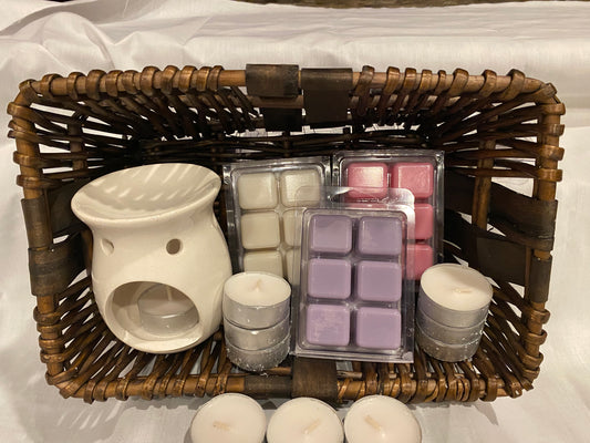 Wax Melt Cube Burner Gift Set Hand-Poured in Lakeland, FL USA